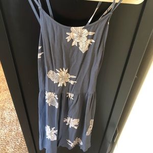 Grey-Blue strappy summer dress